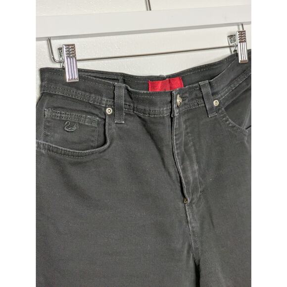 Gloria Vanderbilt Amanda Jeans Women's 10 Black Denim Stretch Straight Leg - Picture 4 of 8